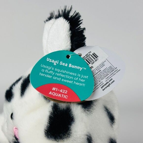 Aurora World Plush - Palm Pals - Usagi the Sea Bunny  (5 inch) - Stuffed Plush - Picture 6 of 6